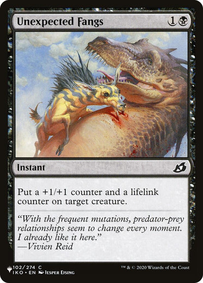 Unexpected Fangs (102/274) (The List Reprints)