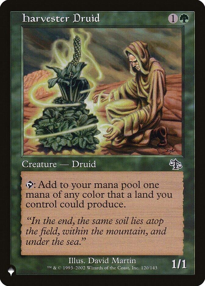Harvester Druid (120/143) (The List Reprints)