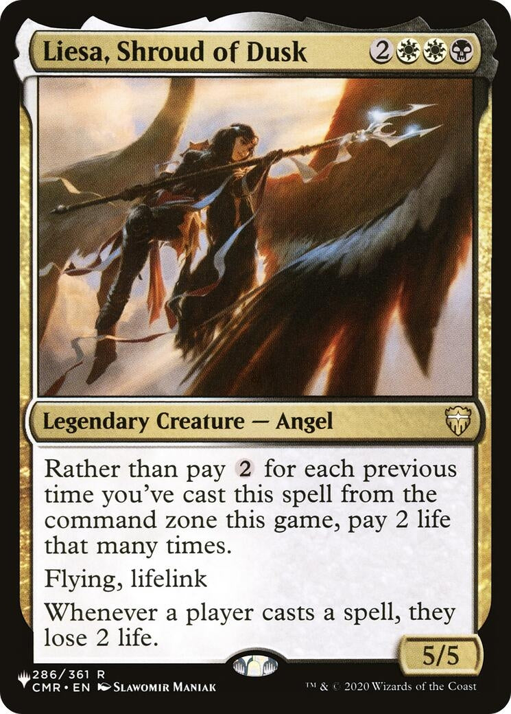 Image for Liesa, Shroud of Dusk (286/361) (The List Reprints) - Magic: The Gathering