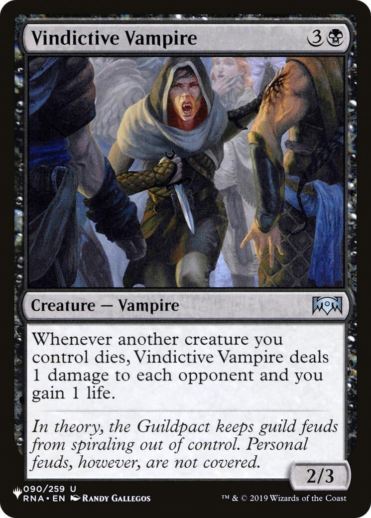 Vindictive Vampire (090/259) (The List Reprints)