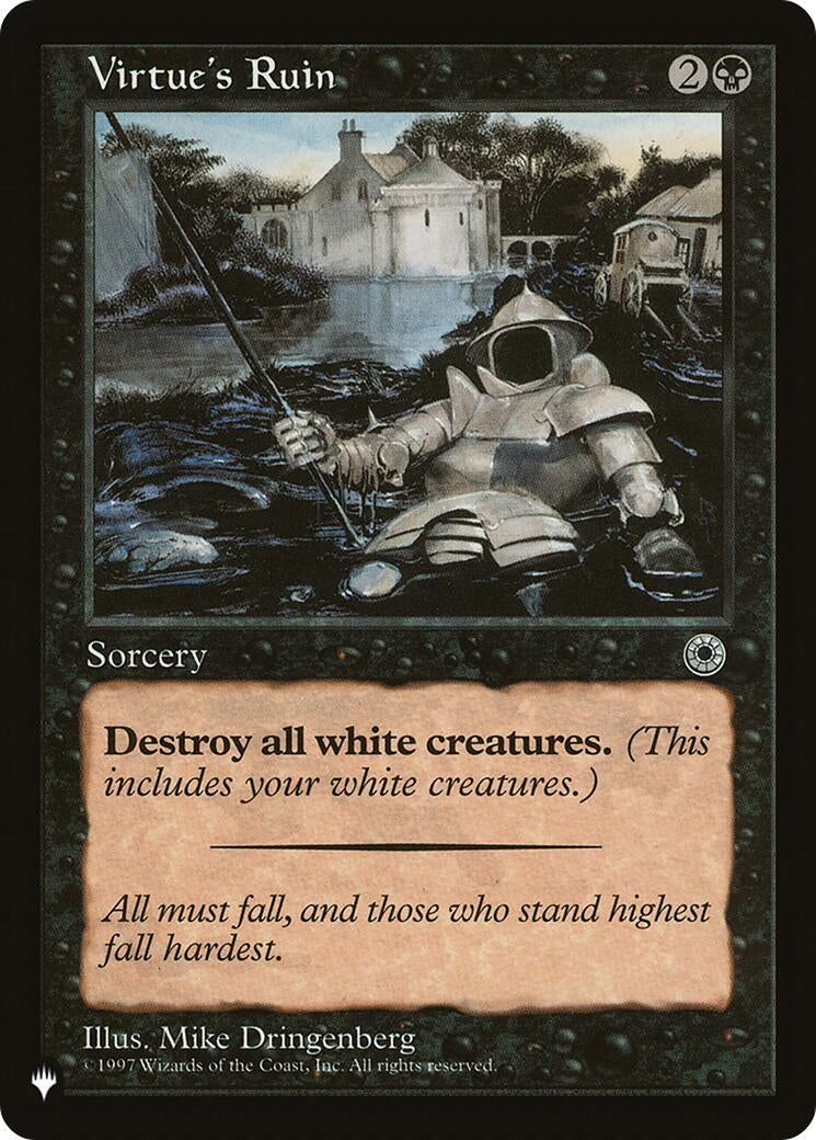 Virtue's Ruin (The List Reprints)