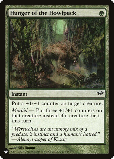 Hunger of the Howlpack (119/158) (The List Reprints)