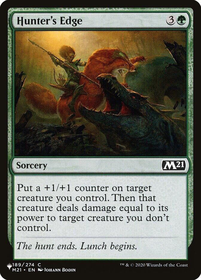 Image for Hunter's Edge (189/274) (The List Reprints) - Magic: The Gathering