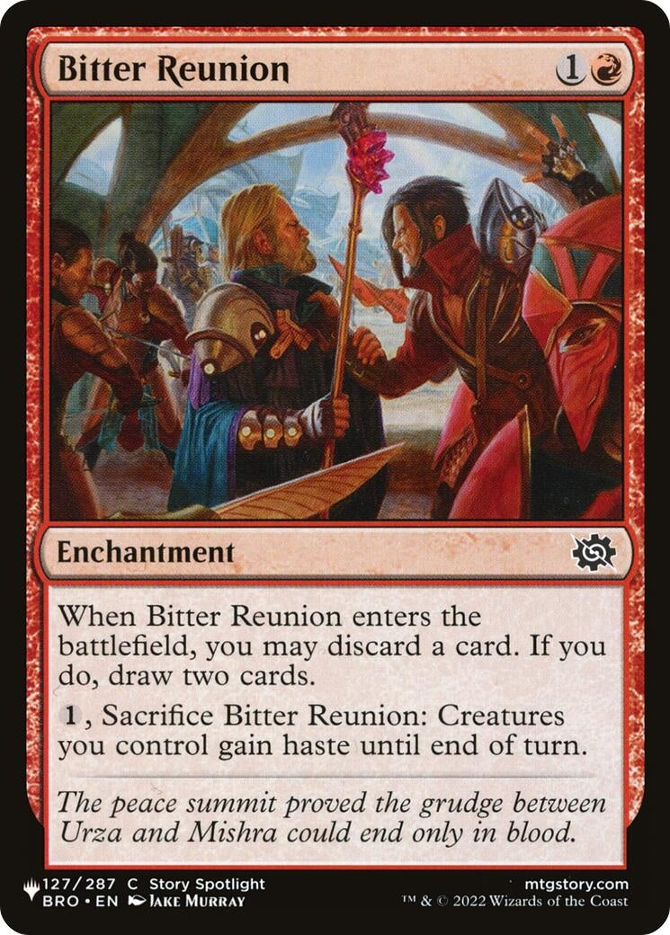 Bitter Reunion (127/012) (The List Reprints)