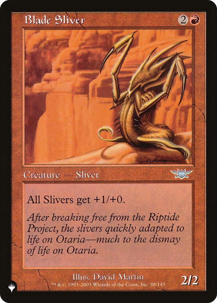 Blade Sliver (88/145) (The List Reprints)