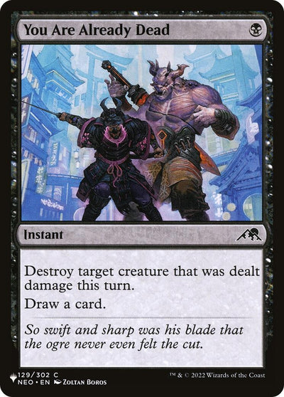 You Are Already Dead (129/302) (The List Reprints)