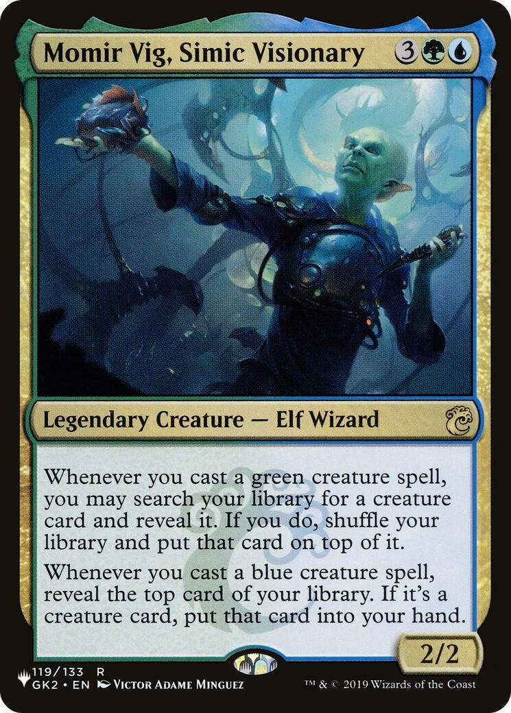 Momir Vig, Simic Visionary (119/133) (The List Reprints)