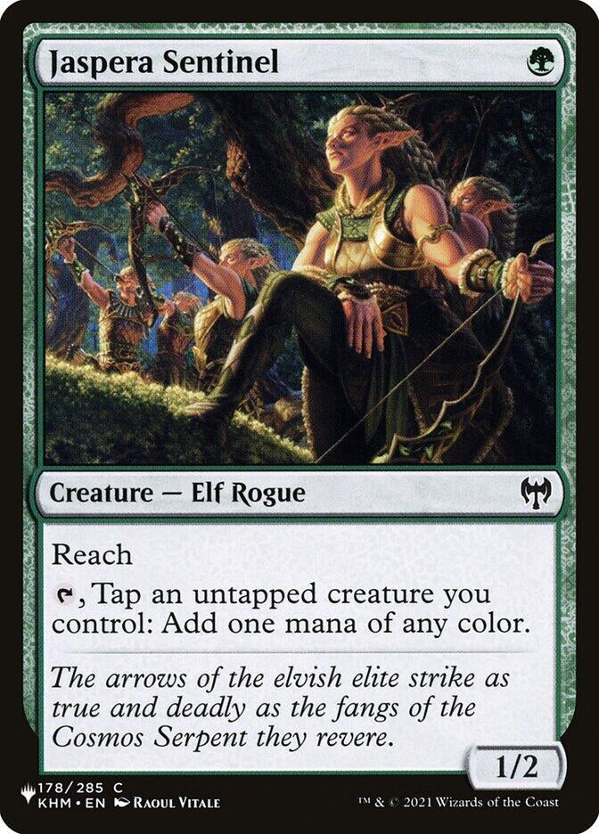 Jaspera Sentinel (178/285) (The List Reprints)