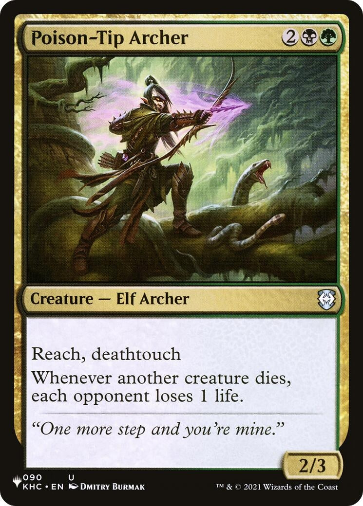 Poison-Tip Archer (090) (The List Reprints)
