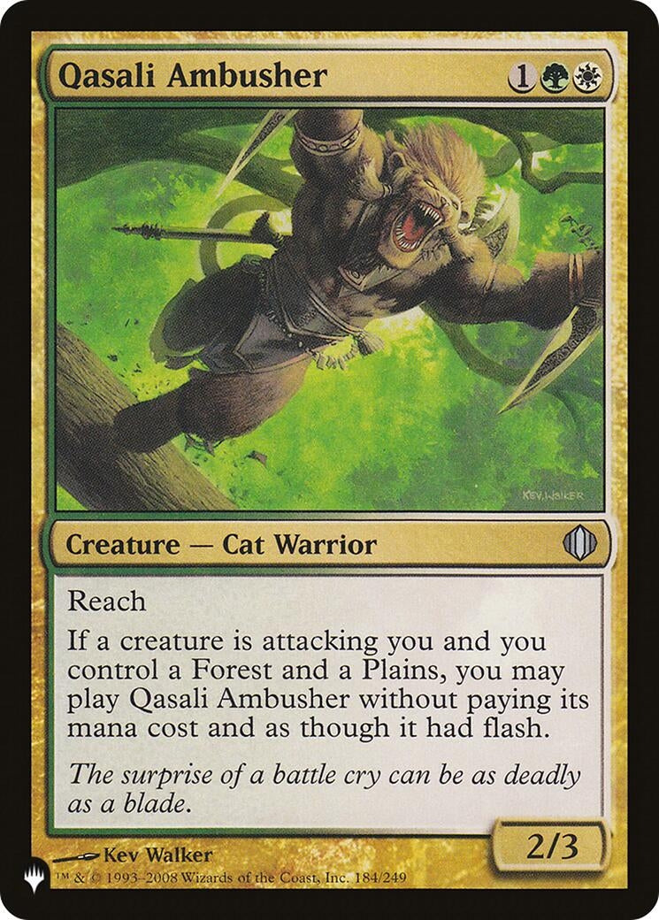 Qasali Ambusher (184/249) (The List Reprints)