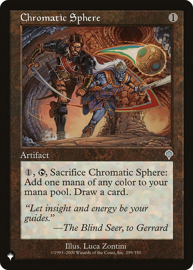 Chromatic Sphere (299/350) (The List Reprints)