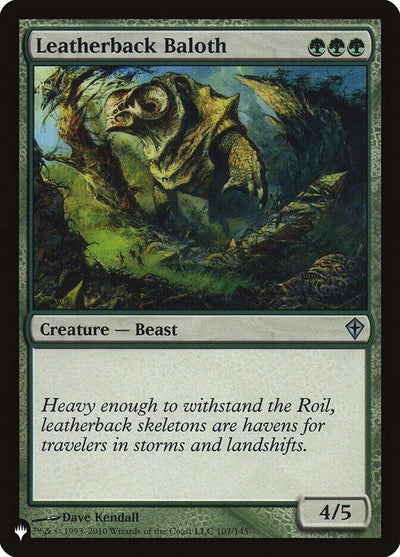 Leatherback Baloth (107/145) (The List Reprints)