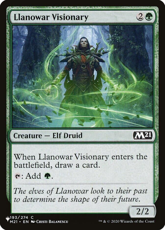 Llanowar Visionary (193/274) (The List Reprints)