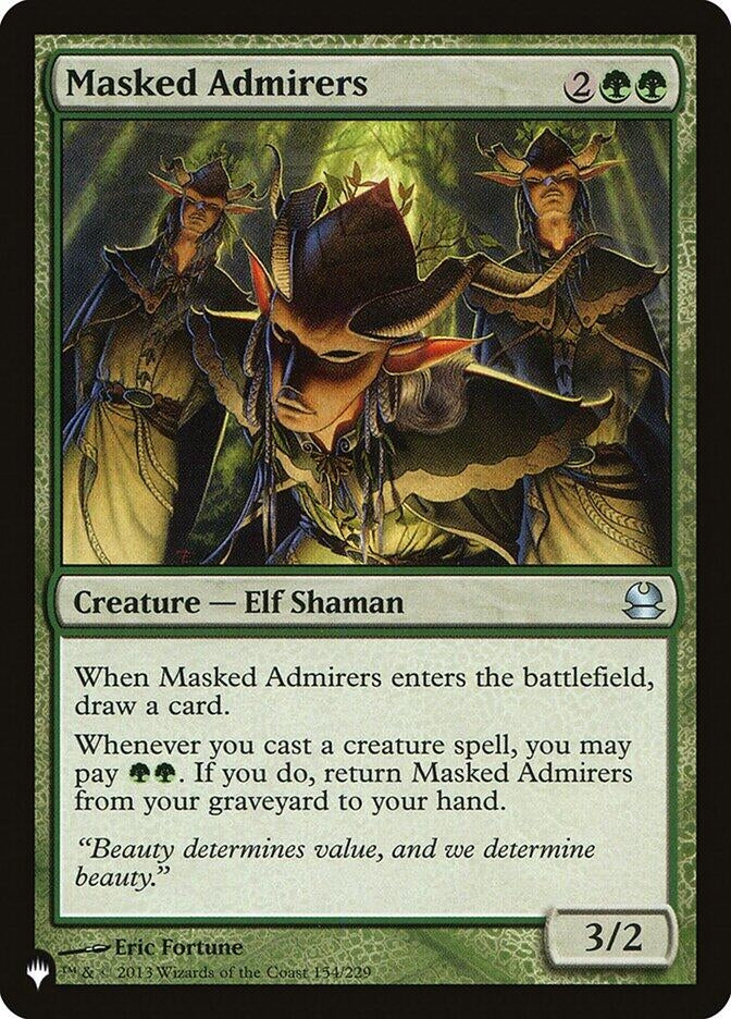 Masked Admirers (154/229) (The List Reprints)