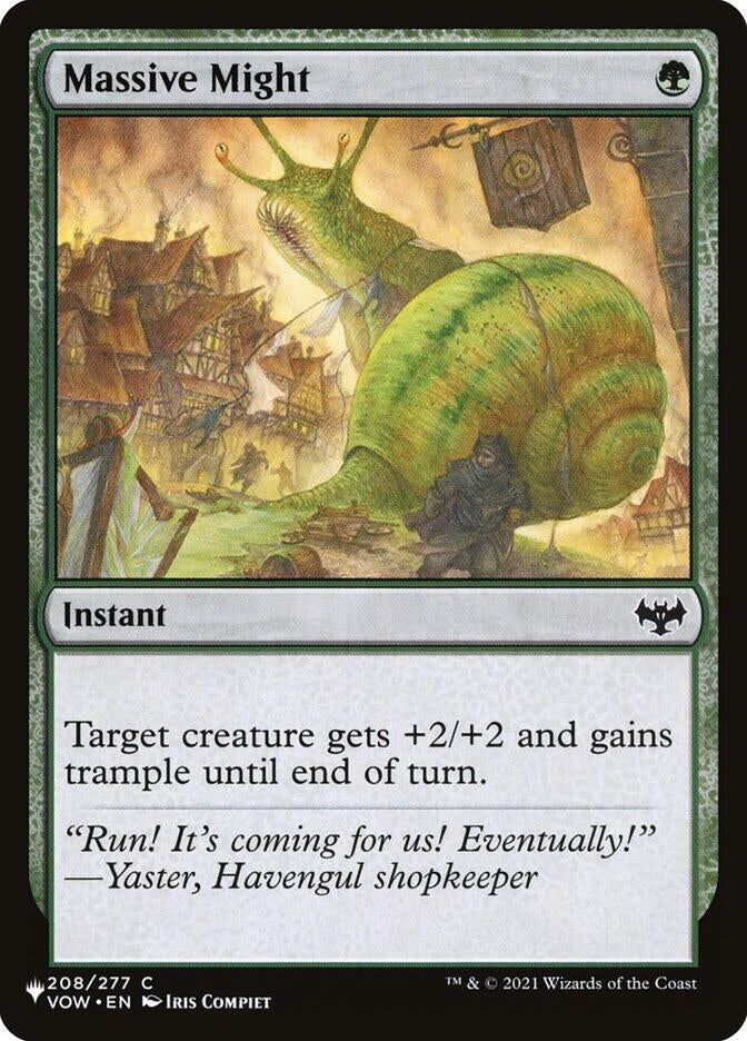 Massive Might (208/277) (The List Reprints)