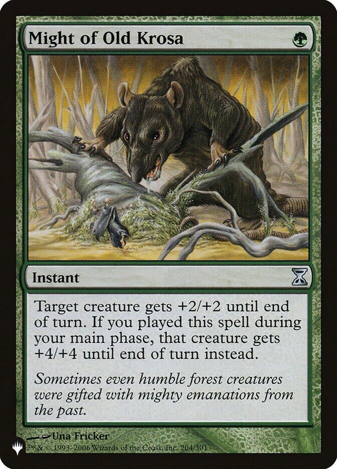 Might of Old Krosa (204/301) (The List Reprints)