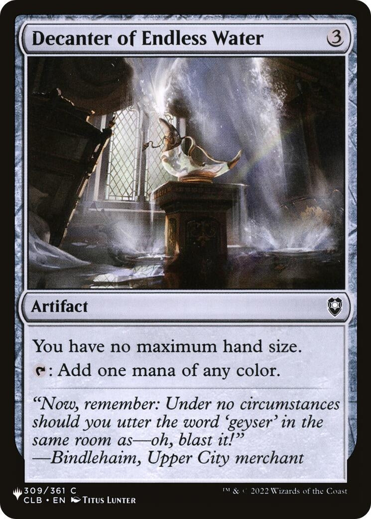 Decanter of Endless Water (309/361) (The List Reprints)