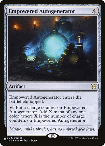 Empowered Autogenerator (054/302) (The List Reprints)