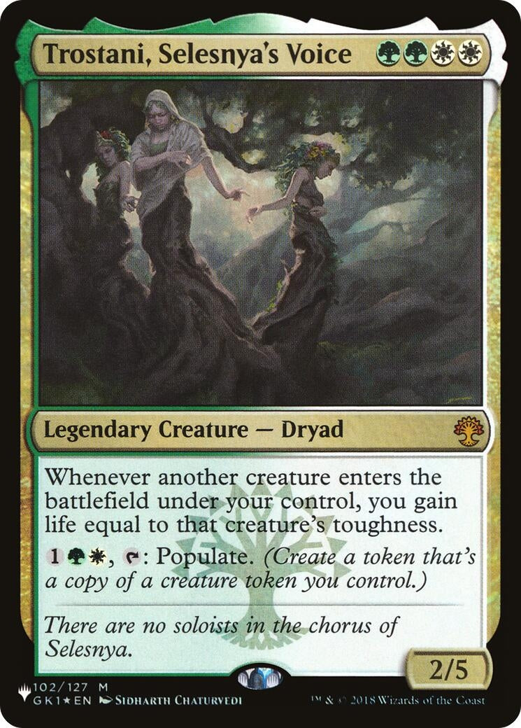 Image for Trostani, Selesnya's Voice (102/127) (The List Reprints) - Magic: The Gathering
