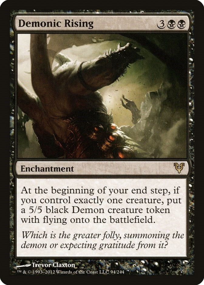 Demonic Rising (94) (Avacyn Restored)