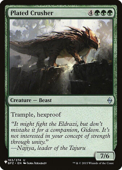 Plated Crusher (183/274) (The List Reprints)