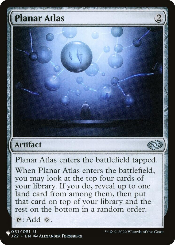 Planar Atlas (051/051) (The List Reprints)