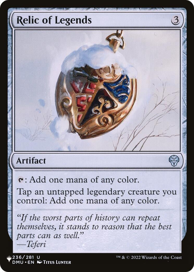 Relic of Legends (236/281) (The List Reprints)