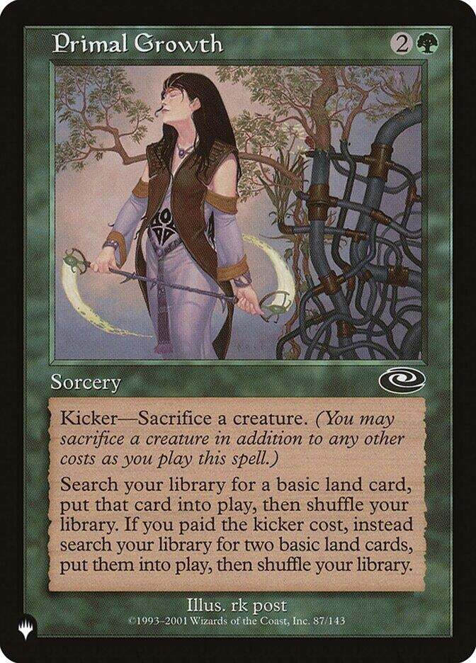 Primal Growth (87/143) (The List Reprints)