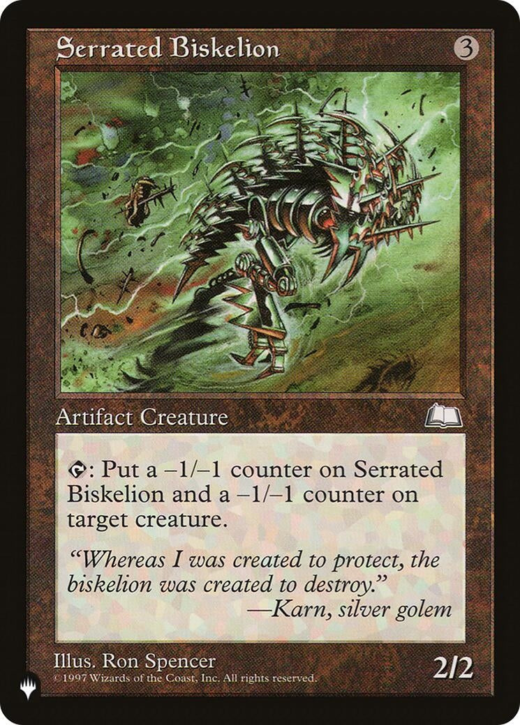 Serrated Biskelion (The List Reprints)