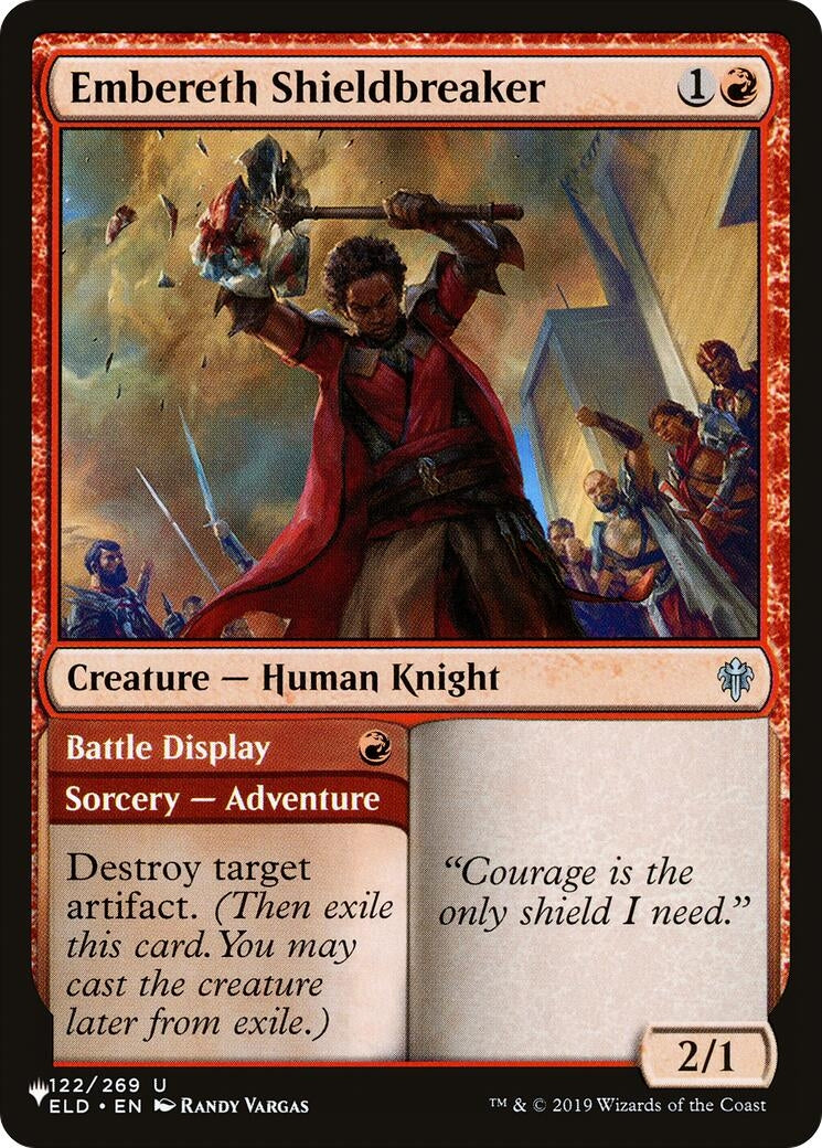 Embereth Shieldbreaker (122/269) (The List Reprints)