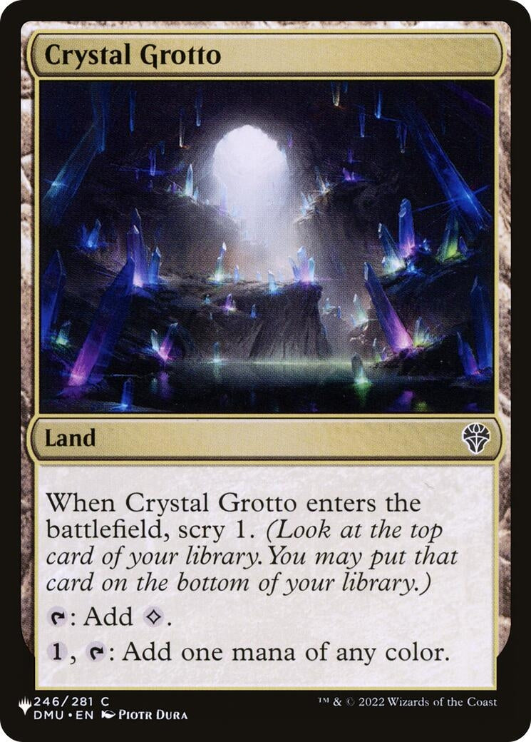 Crystal Grotto (246/281) (The List Reprints)
