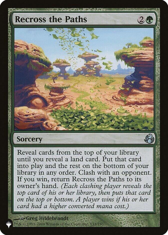 Recross the Paths (133/150) (The List Reprints)