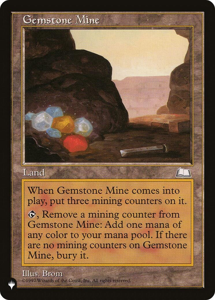 Gemstone Mine (WTH) (The List Reprints)