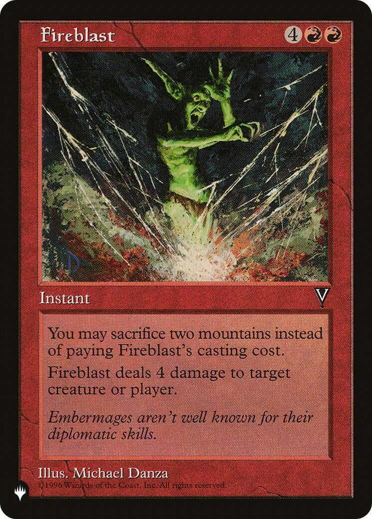 Fireblast (The List Reprints)