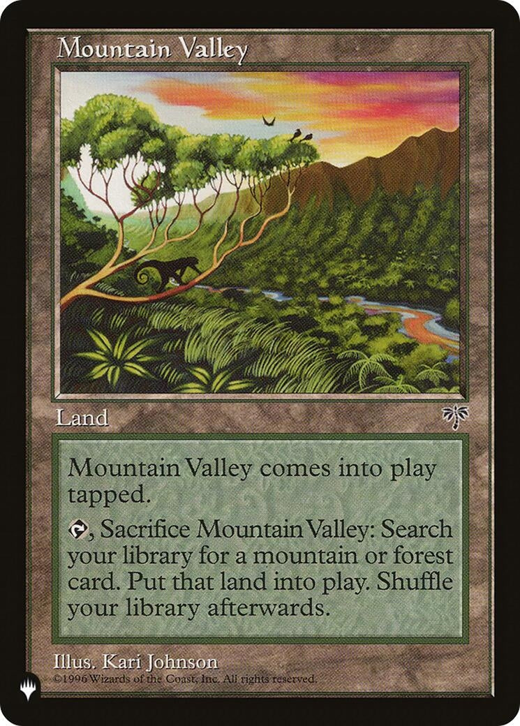 Mountain Valley (The List Reprints)