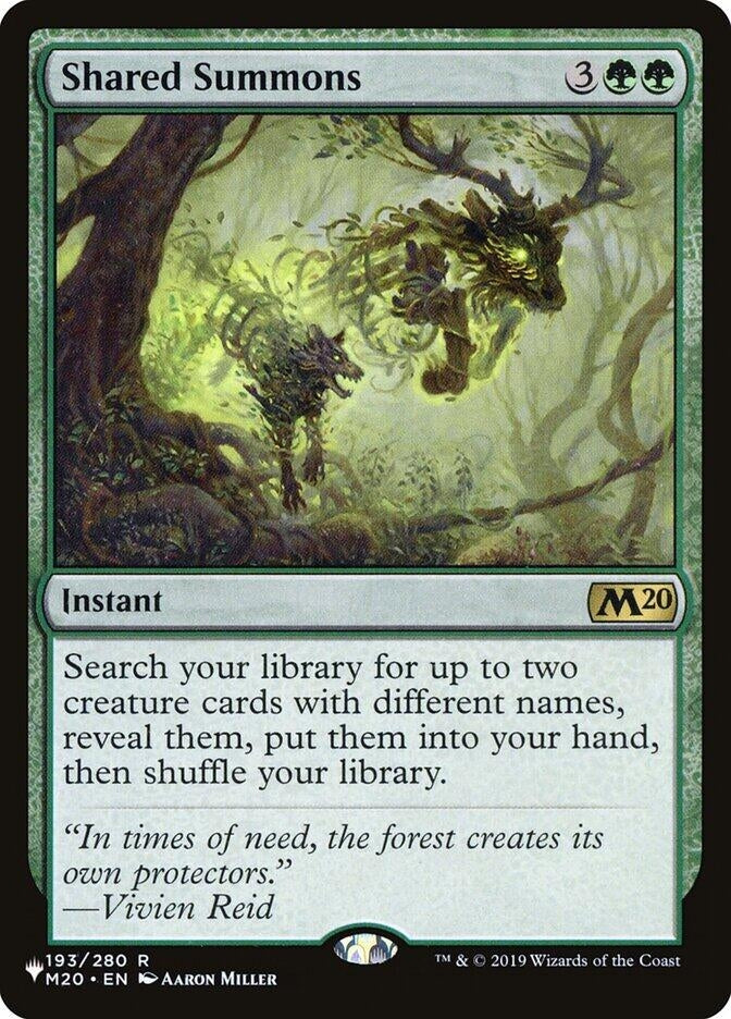 Shared Summons (193/280) (The List Reprints)