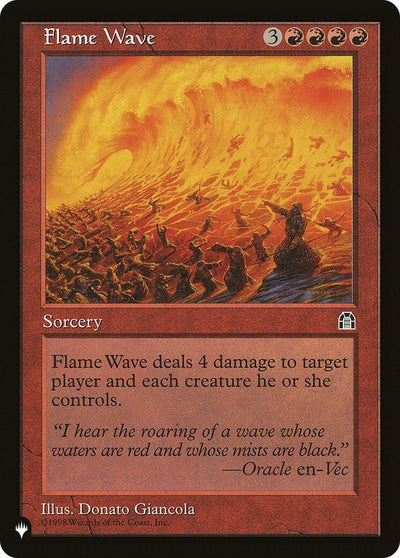 Flame Wave (The List Reprints)