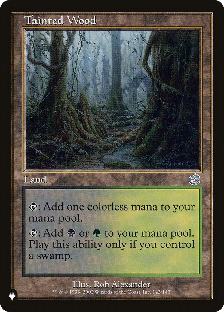 Tainted Wood (143/143) (The List Reprints)
