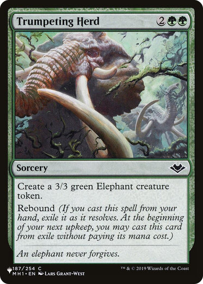 Trumpeting Herd (187/254) (The List Reprints)
