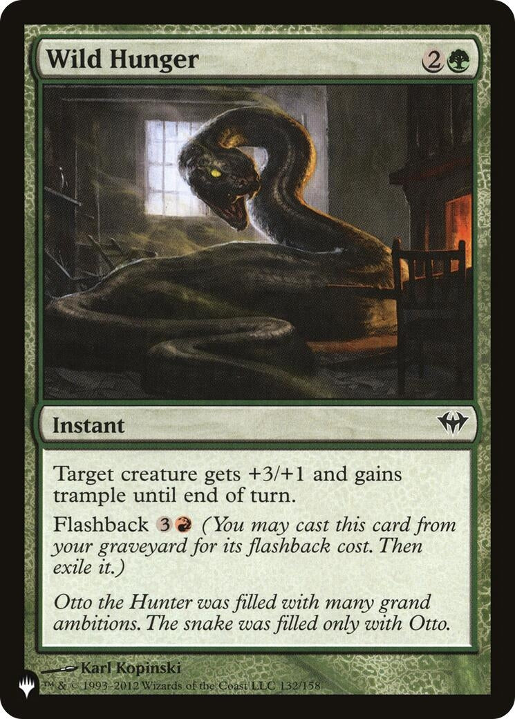 Image for Wild Hunger (132/158) - Magic: The Gathering