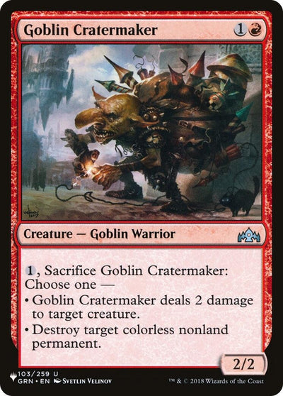 Goblin Cratermaker (103/259) (The List Reprints)