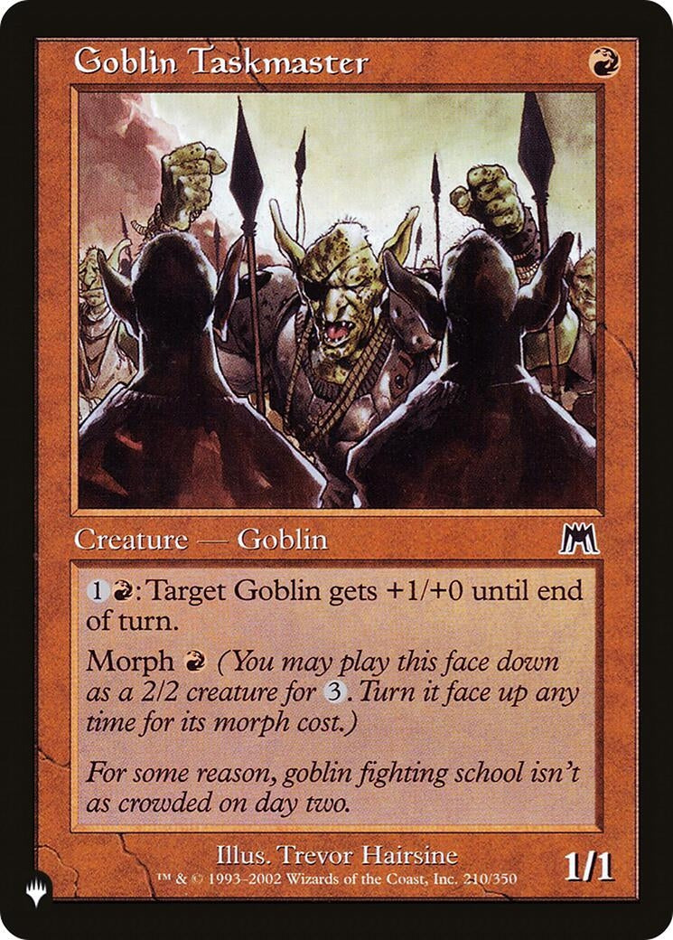 Goblin Taskmaster (210/350) (The List Reprints)