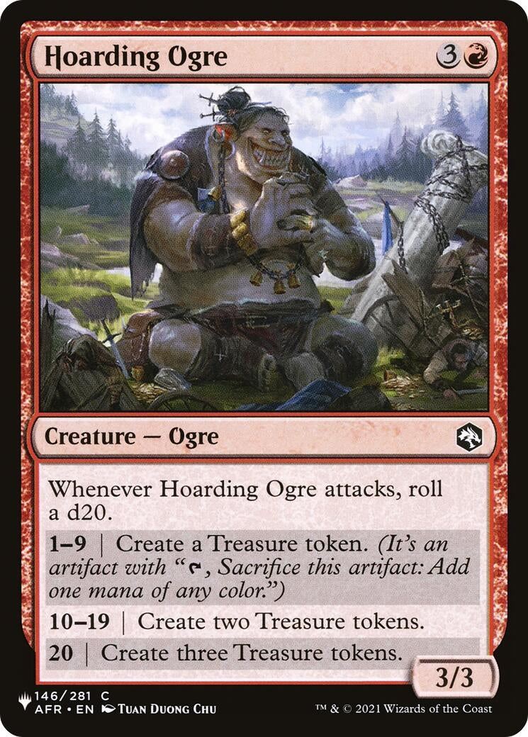 Hoarding Ogre (146/281) (The List Reprints)