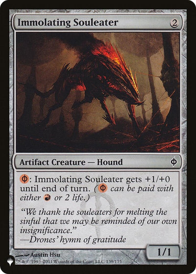 Immolating Souleater (139/175) (The List Reprints)