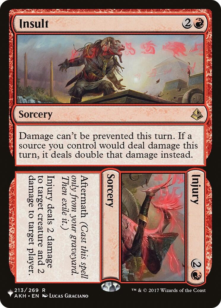 Insult // Injury (213/269) (The List Reprints)
