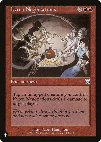 Kyren Negotiations (198/350) (The List Reprints)