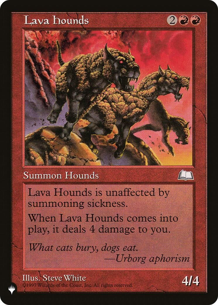Lava Hounds (The List Reprints)