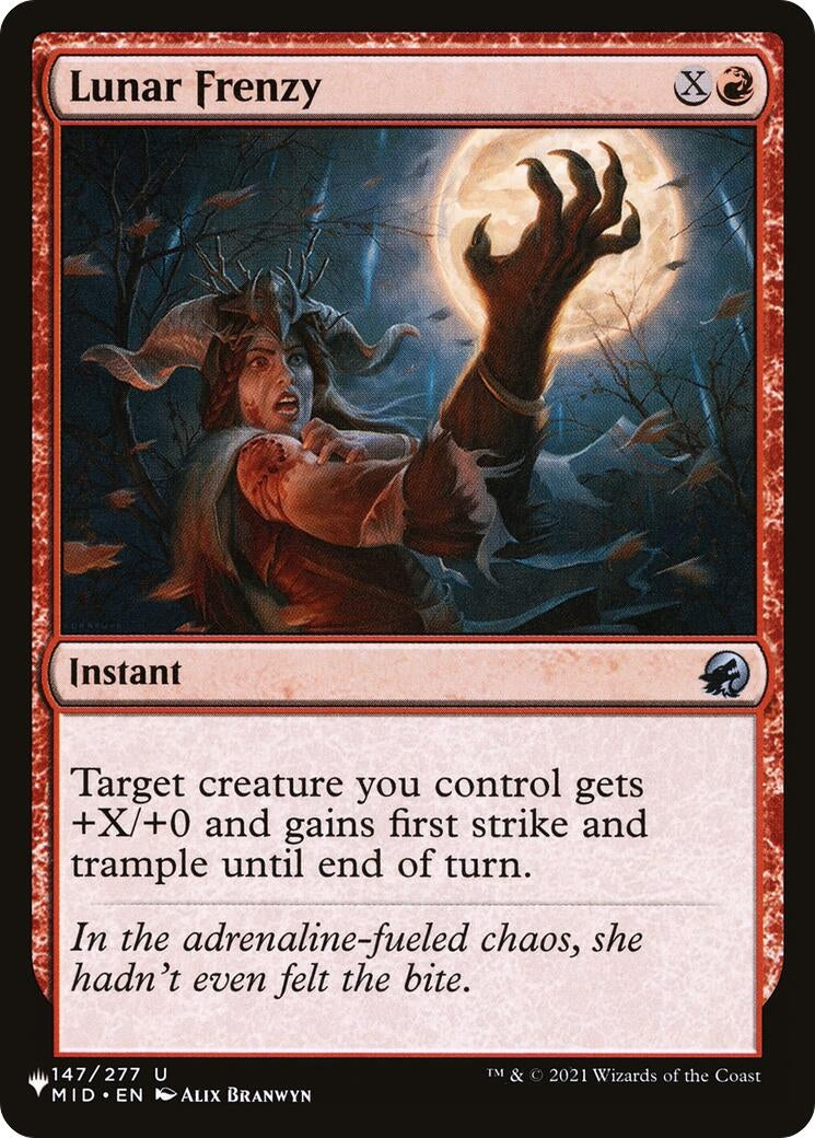 Lunar Frenzy (147/277) (The List Reprints)
