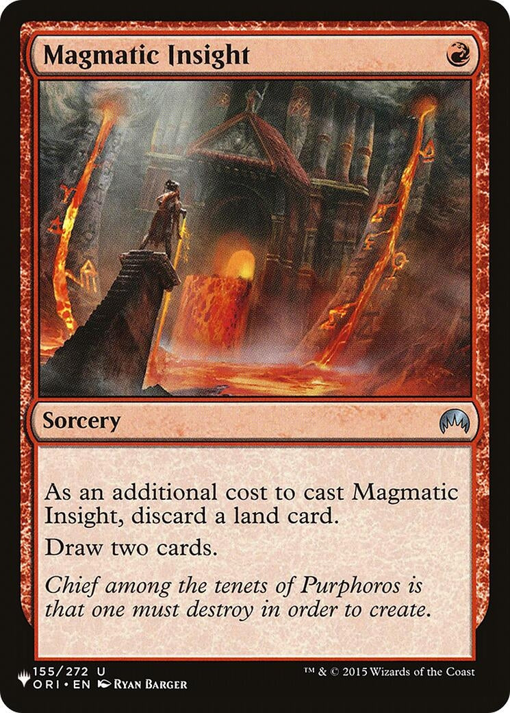 Magmatic Insight (155/272) (The List Reprints)