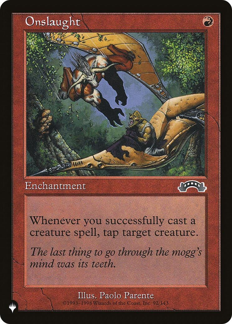 Onslaught (92/143) (The List Reprints)